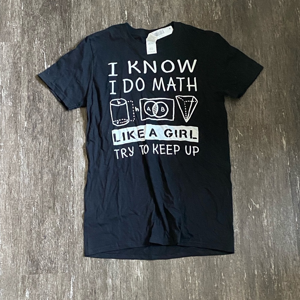Math shirt womens small